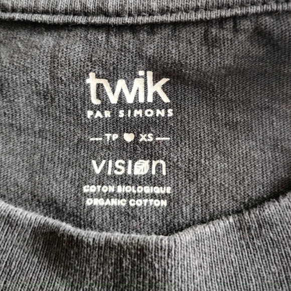 TWIK | Black Graphic 'NIGHT LIGHTS' Fairycore Goth T-Shirt | Size XS - Picture 6 of 7